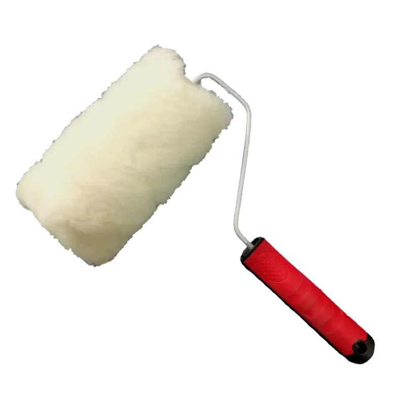Mini rodillo de lana de cordero 9cm - Promart